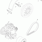 Skandic SUV 600HO SDI 05- pulley system 600ho sdi
