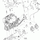 Skandic Tundra LT 550F Двигатель и крепление