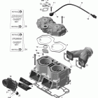 Summit EVEREST 800R Цилиндр и головка