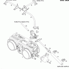 GSX Sport 600 HO SDI Корпус дросселя