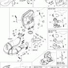 GTX LTD 800 HO PTEK 01- exhaust system 800ho ptek