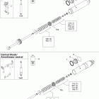 MX Z 1000 SDI Renegade RT 08- take apart shock, rear b