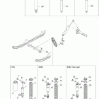 MX Z 550F 08- rear suspension shocks fan