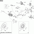 MX Z Adrenaline 600HO SDI 06- hydraulic brakes adr