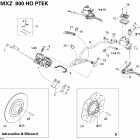 MX Z Adrenaline 800 HO PTEK 06- hydraulic brakes adrenaline