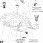 MX Z Blizzard 600HO SDI 09- decals blizzard