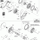 MX Z X 600HO SDI 05- pulley system 600 ho sdi