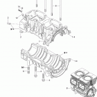 Skandic SWT 550 01- crankcase (550)