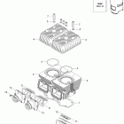 Skandic SWT 550 01- cylinder and cylinder head 550