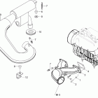 Skandic SWT 550 01- exhaust system 550