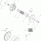 Skandic SWT 550 05- drive pulley 550