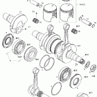 MX Z 380F 01- crankshaft and pistons mx z 377