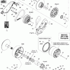 MX Z 600 HO SDI Renegade & Renegade X 05- pulley system renegade