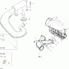 Skandic 550F SUV 01- exhaust system 550f suv