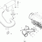 Skandic 550F SWT 01- exhaust system 550