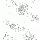 Skandic 600 SUV 05- drive pulley 593, can-usa