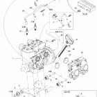 GSX 600 HO 01- engine and engine support, 600ho