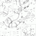 MX Z 600 HO SDI Renegade, Early Intro 01- exhaust