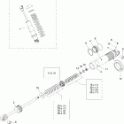 MX Z 600 HO SDI Renegade, Early Intro 07- front take apart shock