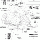 MX Z 600 HO Trail & Adrenaline & X 09- decals (x)