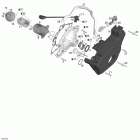 Legend V-1000 05- clutch cover