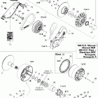 MX Z 600 HO Renegade/Renegade X 05- pulley system 600 ho rer