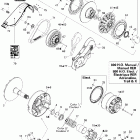MX Z 800 HO Adrenaline/X 05- pulley system 800 ho rer
