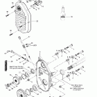 MX Z 380 F/550 F Картер трансмиссии