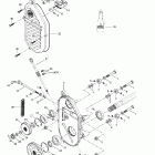 MX Z 380 F/500 F Картер трансмиссии