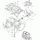 MX Z 500/600/700/800 Картер , водяной и масляный насос