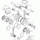 Summit 500 F Коленвал и поршни