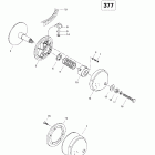 Formula Deluxe 380/500 05- drive pulley (377)