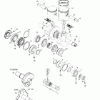 Formula Deluxe 500 LC Коленвал и поршни