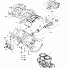 MX Z 700 SB Картер , водяной и масляный насос