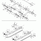 MX Z X 400 LC 08- rear suspension (mx z x 440lc)