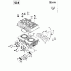 Skandic Wide Track LC Цилиндр, выпускной коллектор (503)