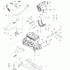 Formula Z 583 Крепление двигателя и глушитель (583)