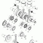 Mach Z LT (SV Track) Коленвал и поршни