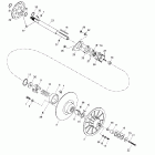 Touring LE 05- driven pulley (touring e  le)