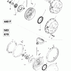 MX Z 440 F/Z 583/Z 670 1997 Ручной стартер