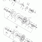 MX Z 440 F/Z 583/Z 670 1997 Ведомый шкив