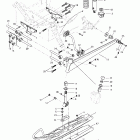 MX Z 440 F/Z 583/Z 670 1997 07- front suspension and ski (440f)