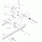MX Z 440 F/Z 583/Z 670 1997 08- rear arm, rear suspension (440f)