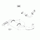 Skandic Wide Track LC 01- muffler (503)