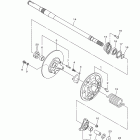 RS VECTOR GT RS90GTZL/RS90GTZR/RS90GTZW Вторичный вал