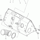 BRAVO T BR250TX Кронштейн крепления (паук рулевой)