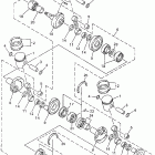 SRX700 OHLINS-SRX700SC/SRX700C Коленчатый вал и Поршень
