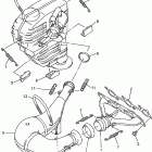 VENTURE 600-VT600C/VT700C Выхлопная система