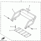 VMAX 500 DELUXE-VX500ERC/VT500C Alternate rear bumper set