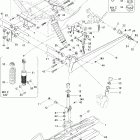 MX Z 440 07- front suspension and ski 440
